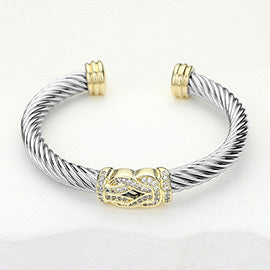 Cable Wire Interlocking Bracelet