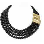 Load image into Gallery viewer, Multi-Strand Beaded Buckle Necklace
