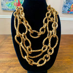Load image into Gallery viewer, Bronze Multi-Layered Fashion Necklace
