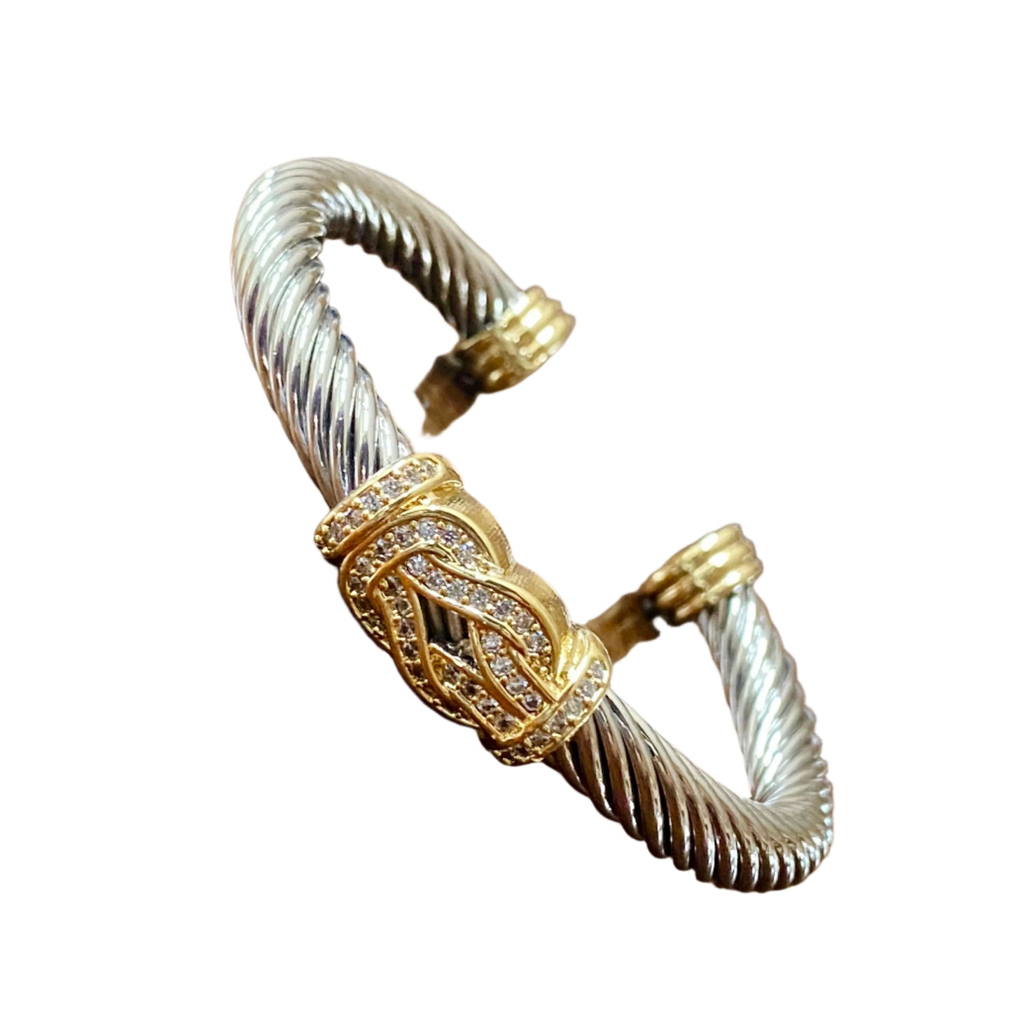 Cable Wire Interlocking Bracelet