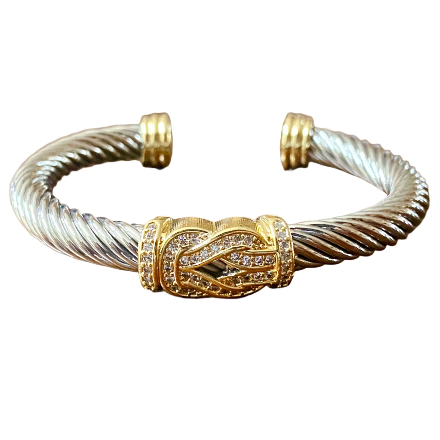 Cable Wire Interlocking Bracelet