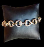 Load image into Gallery viewer, Ladies' Chain Link Horse Bit Bracelet
