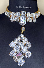 Load image into Gallery viewer, Ladies&#39; Crystal Pendant Choker
