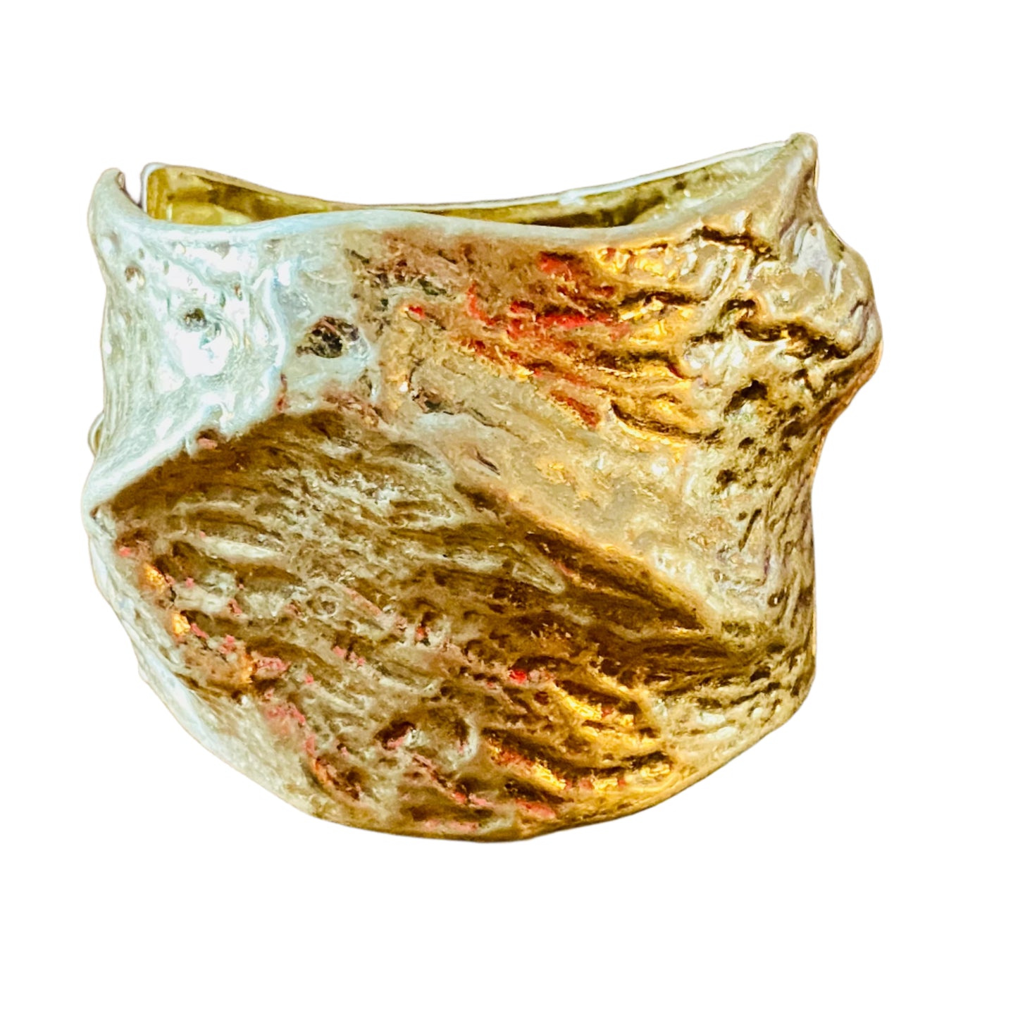 Ladies' Gold Hammered Cuff