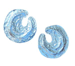 Load image into Gallery viewer, Large Geometric/Irregular Textured Earrings
