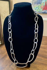 Load image into Gallery viewer, Long Irregular Chain Link Necklace
