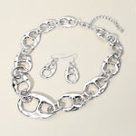Load image into Gallery viewer, Fashion Gold/Silver-Tone Chunky Chain Sod Tab/ Pop Top Necklace

