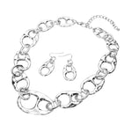 Load image into Gallery viewer, Fashion Gold/Silver-Tone Chunky Chain Sod Tab/ Pop Top Necklace
