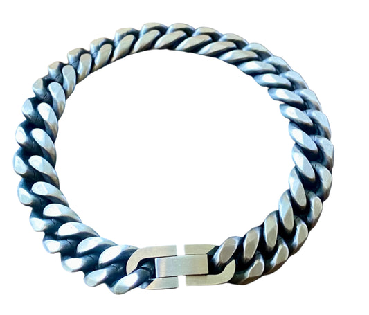 Men's Stainless Steel Cuban Link Bracelet