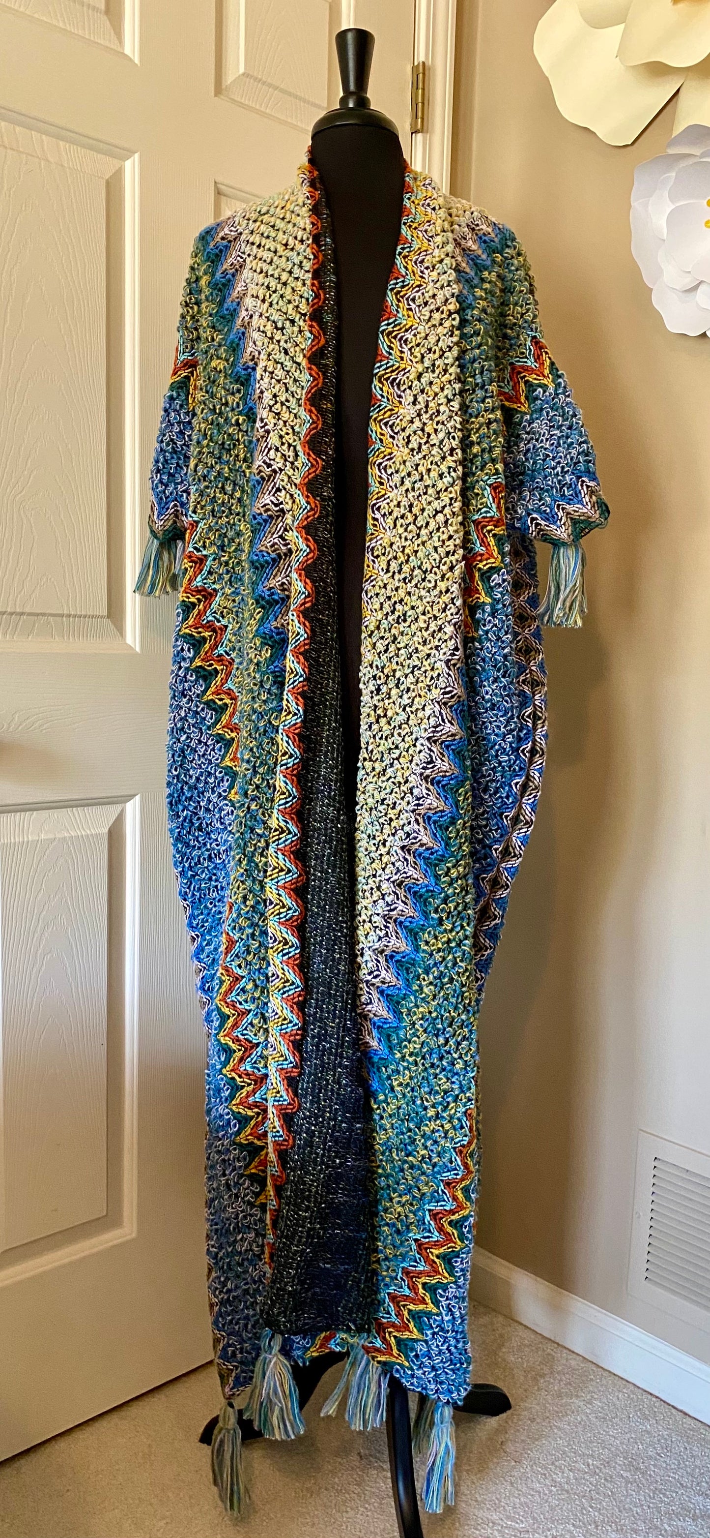 Oversized Fringe Tassel Cardigan/Kimono