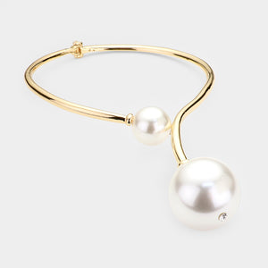 Ladies Pearl Statement Choker