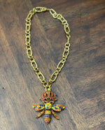 Load image into Gallery viewer, Ladies Queen Bee Handcrafted Necklace
