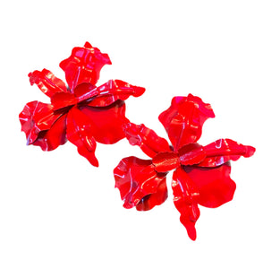 Oversized Flower Blossom Earrings