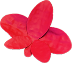 Load image into Gallery viewer, Red Flower Petal Earrings

