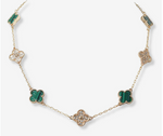 Load image into Gallery viewer, Ladies&#39; Clover Crystal Fashion Necklace
