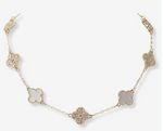 Load image into Gallery viewer, Ladies&#39; Clover Crystal Fashion Necklace
