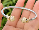 Load image into Gallery viewer, 304 Stainless Steel Cable Cuff/Bangle
