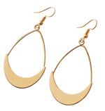 Load image into Gallery viewer, Half Moon Dangle Earrings
