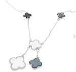 Load image into Gallery viewer, Quatrefoil Drop Pendant Necklace
