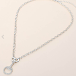 Load image into Gallery viewer, Fashion Pave Horseshoe Necklace
