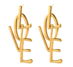 Load image into Gallery viewer, LOVE Dangle Earrings
