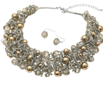 Load image into Gallery viewer, Beaded Collar Chunky/Bold/Statement Necklace
