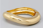 Load image into Gallery viewer, Wavy Metal Cuff Bracelet
