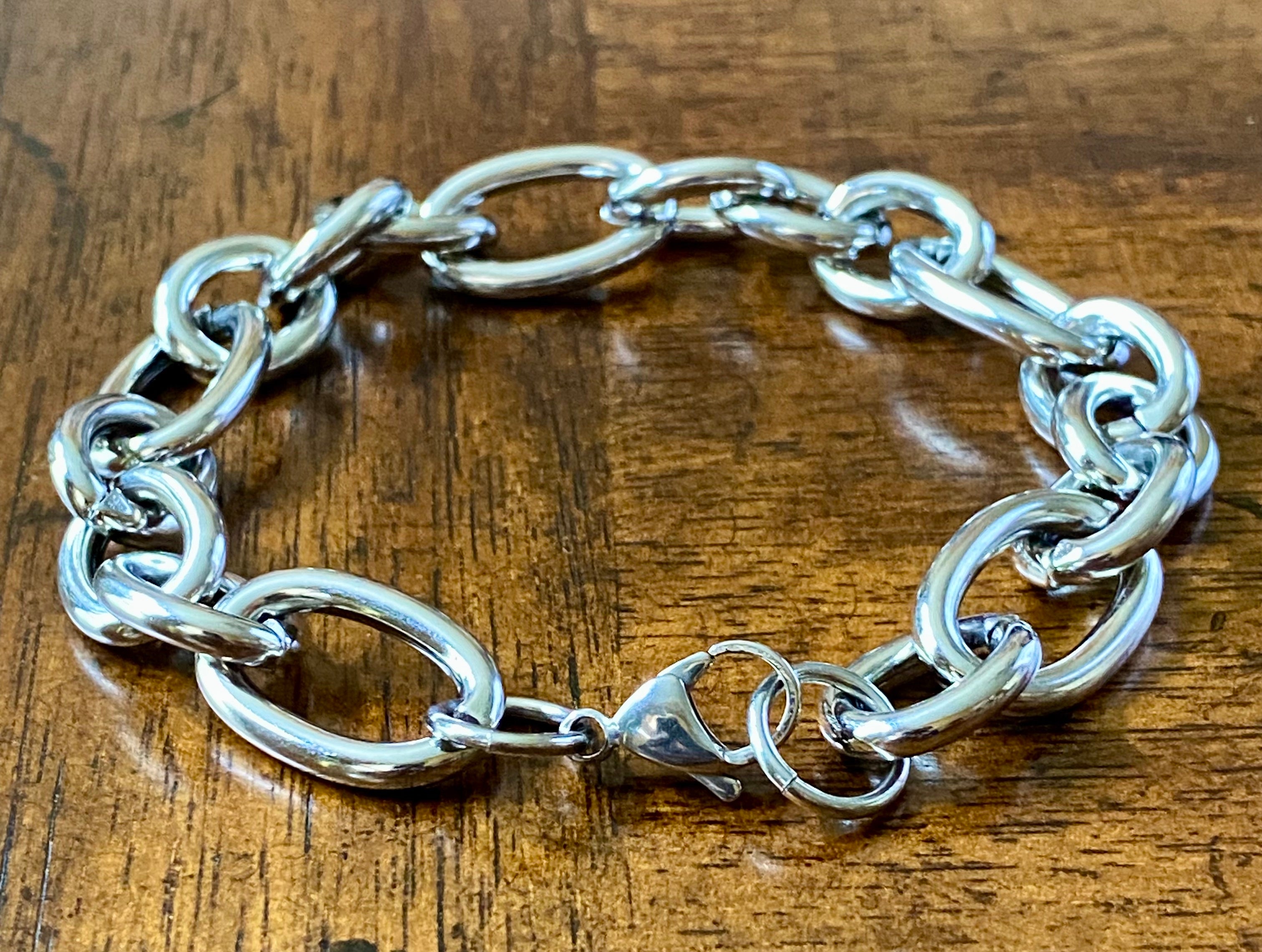 Stainless Steel Chain Link Bracelet