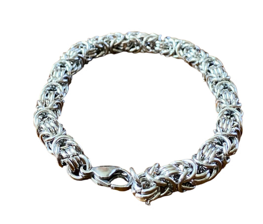 Men's Stainless Steel Rope Chain Bracelet