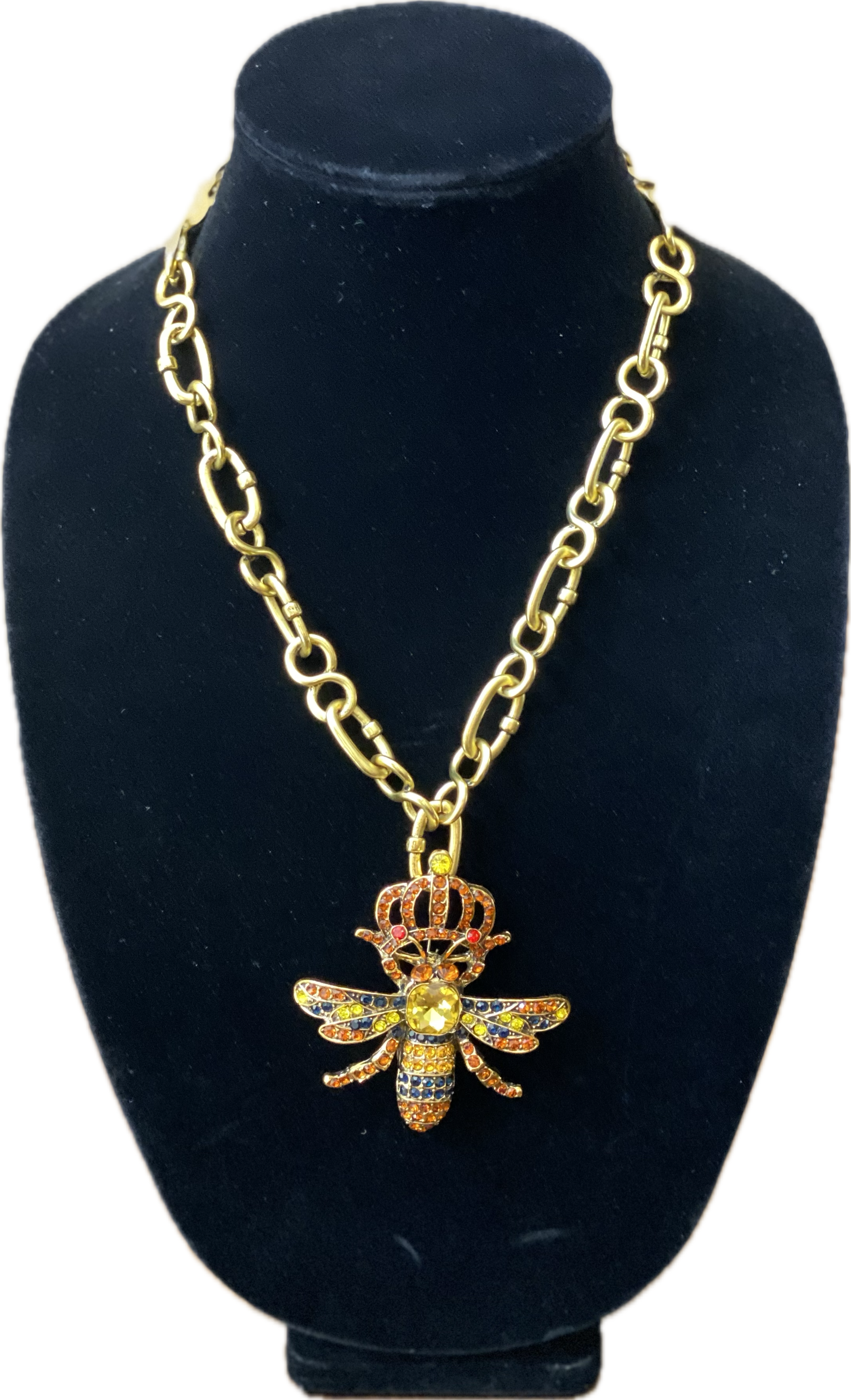 Ladies Queen Bee Handcrafted Necklace
