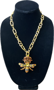 Ladies Queen Bee Handcrafted Necklace