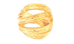 Load image into Gallery viewer, Textured Halo Adjustable Ring
