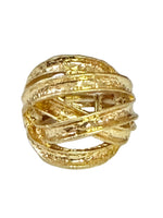 Load image into Gallery viewer, Textured Halo Adjustable Ring
