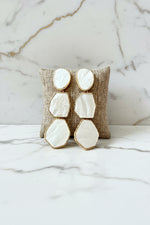 Load image into Gallery viewer, Triple Layer Shell Dangle Earrings
