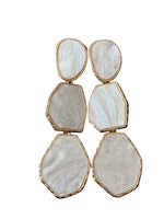 Load image into Gallery viewer, Triple Layer Shell Dangle Earrings
