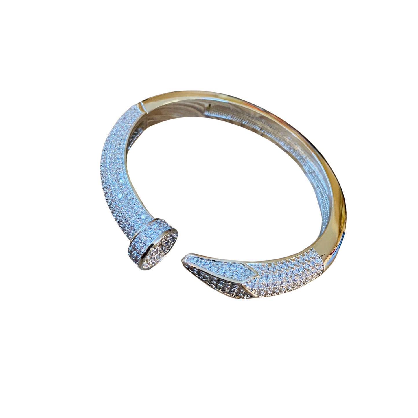 XL Nail Head Bangle Bracelet