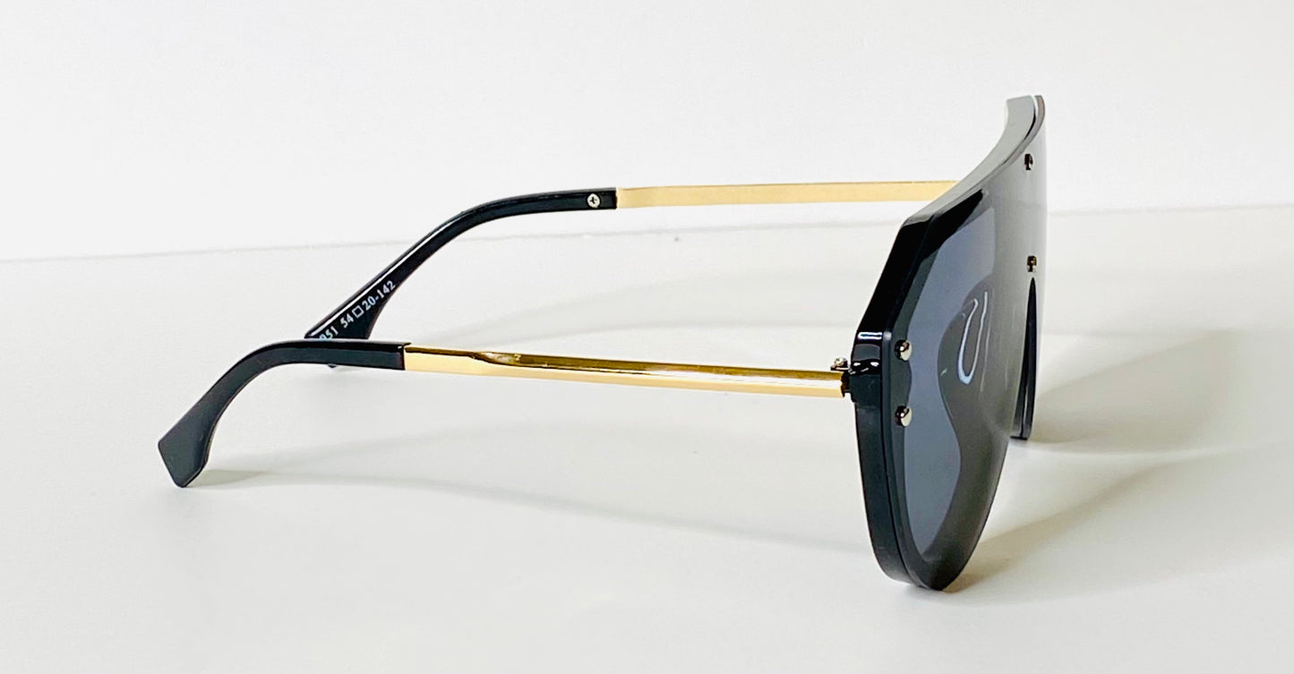 Large Frame Fashion Sunglasses