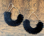 Load image into Gallery viewer, Fringe Tassel Teardrop Earrings
