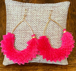 Load image into Gallery viewer, Fringe Tassel Teardrop Earrings
