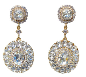 Ladies' Crystal Statement Dangle Earrings