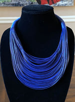 Load image into Gallery viewer, Ladies&#39; Layered Leather Rope Collar Necklace
