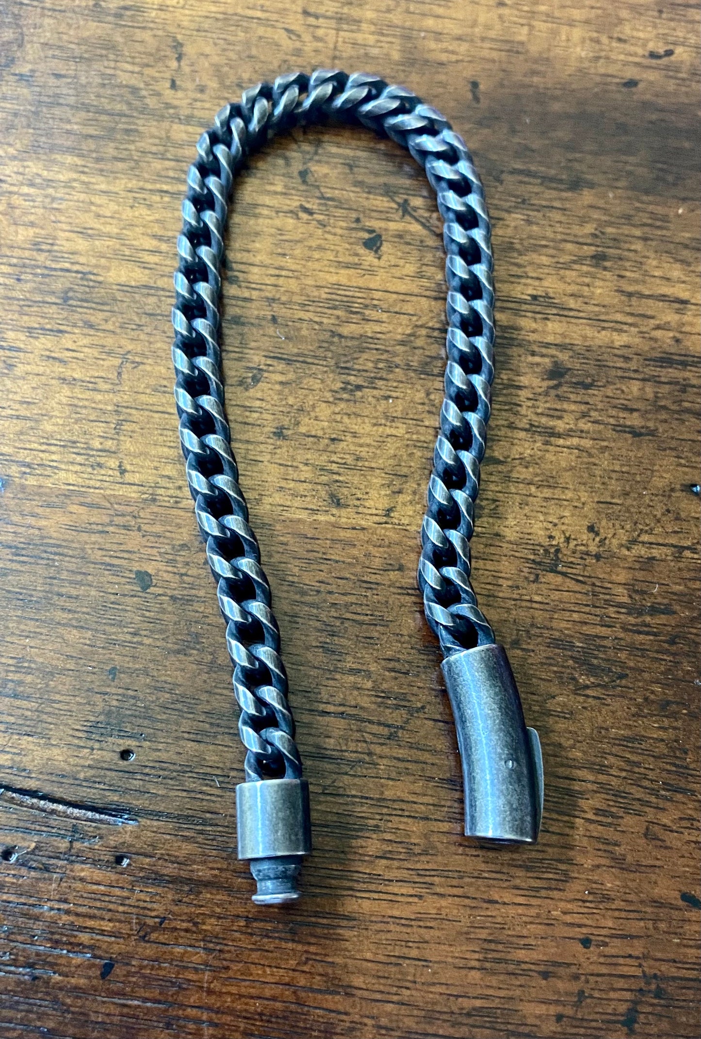 Men's Stainless Steel Chain Link Bracelet