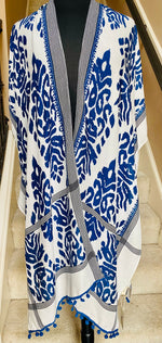Load image into Gallery viewer, Ikat Tassel Kimono/Cover-up/Poncho
